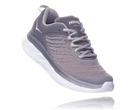 Hoka Akasa Versatile Sneaker - Adidasi Alergare Pe Drum Dama Gri Argintii | RO-ZkkE57Q